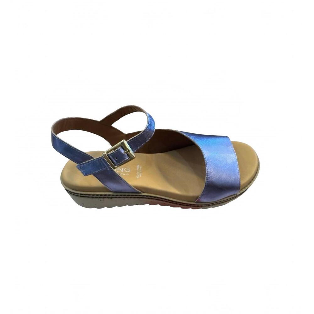 NEW DORKING BY FLUCHOS women's open toe wedge sandal in cosmos selenica